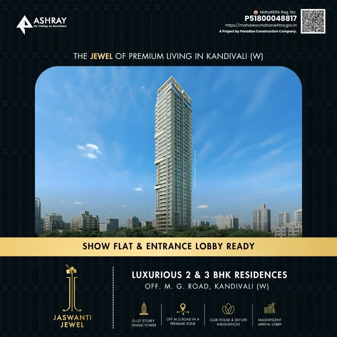 Real estate Instagram ad creative - luxury property Mumbai